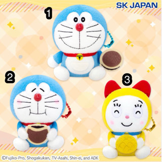 ❤Lika小舖❤日本正版 全新現貨 日本帶回正版景品玩偶布偶娃娃 日本卡通小叮噹 哆啦a夢玩偶 布偶 吃銅鑼燒吊飾