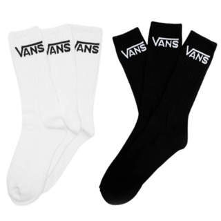 【WUMING_SPORT】現貨 Vans Classic Socks 經典 logo 滑板襪 休閒襪 長襪 白長襪
