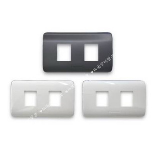 國際牌Panasonic RISNA系列❤️1連2孔插座用蓋板-灰色銀邊/白色銅邊/白色銀邊 (附發票)