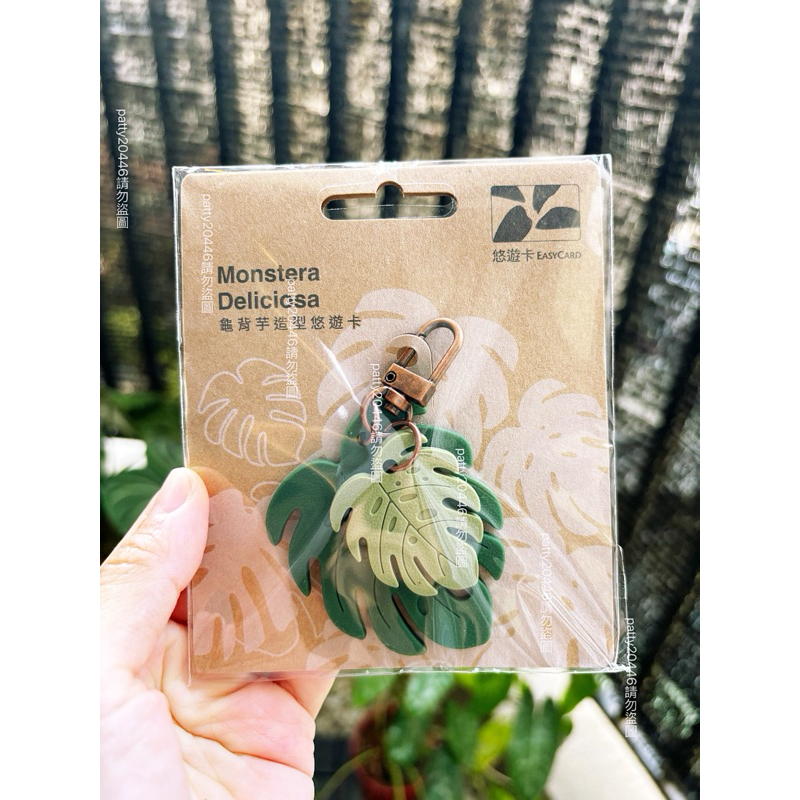 現貨❤️剩兩個❤️龜背芋 觀葉植物造型悠遊卡-龜背芋