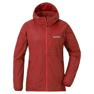 Mont-bell Wind Blast Hooded Jacket Ws 女風衣外套 1103323RD 紅｜碧綠商行