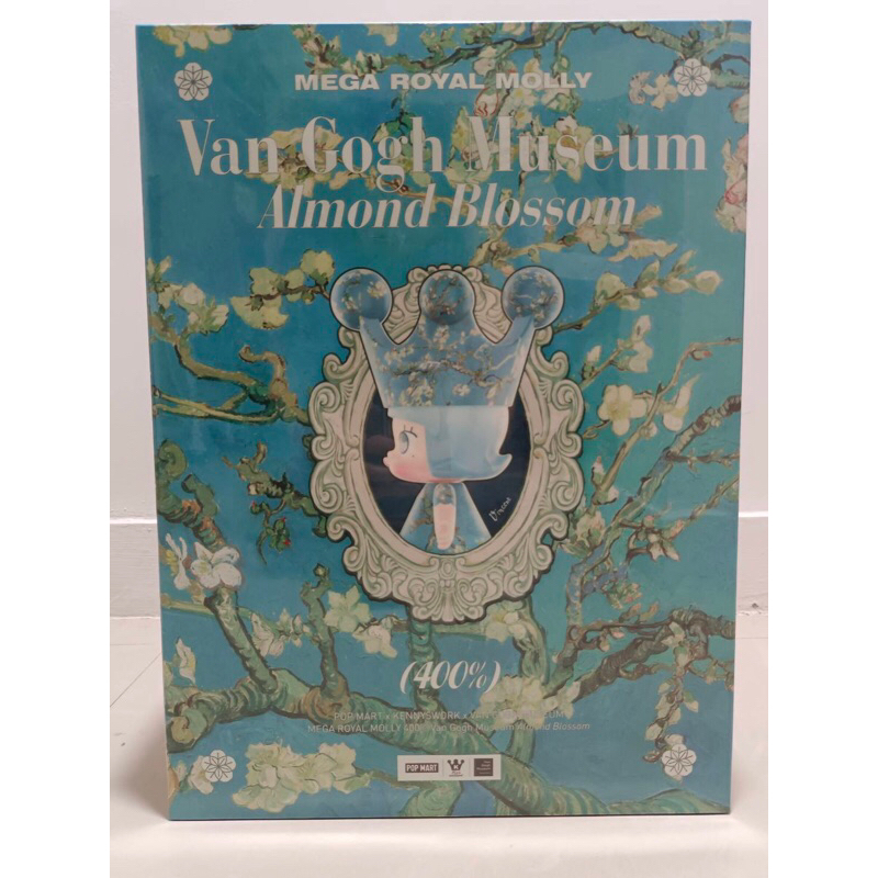 ｛現貨｝POP MART MEGA ROYAL MOLLY 400% 梵谷博物館．杏花
