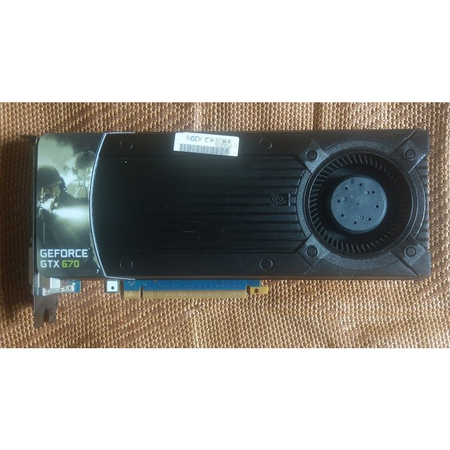 NVIDIA GTX670 2G顯示卡(故障)