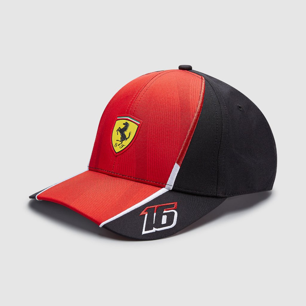 【現貨】F1法拉利車隊Scuderia Ferrari F1 2023 Charles Leclerc帽子