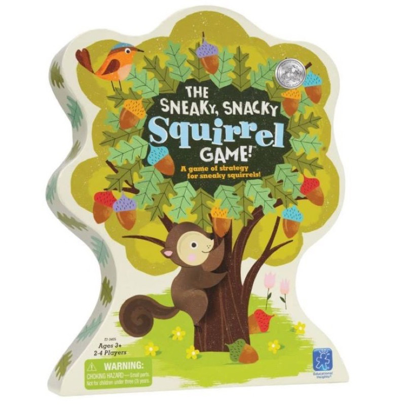 二手桌遊 Educational Insights 小松鼠的堅果  幼兒發展Sneaky Snacky Squirrel