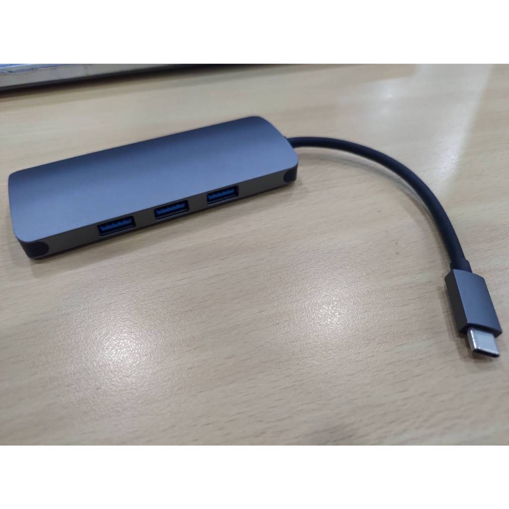 USB-C to USB3.0*3+SD/TF+PD