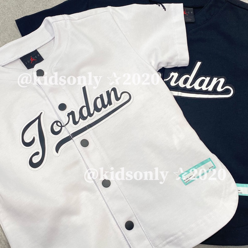 Jordan兒童基本款Logo棒球短袖外套大童尺寸/女段尺寸