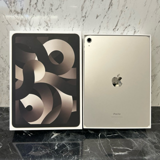 蘋果平板 iPad Air 5 64G wifi 星光色 🔋100% 原廠保固內（Air5 64 ）