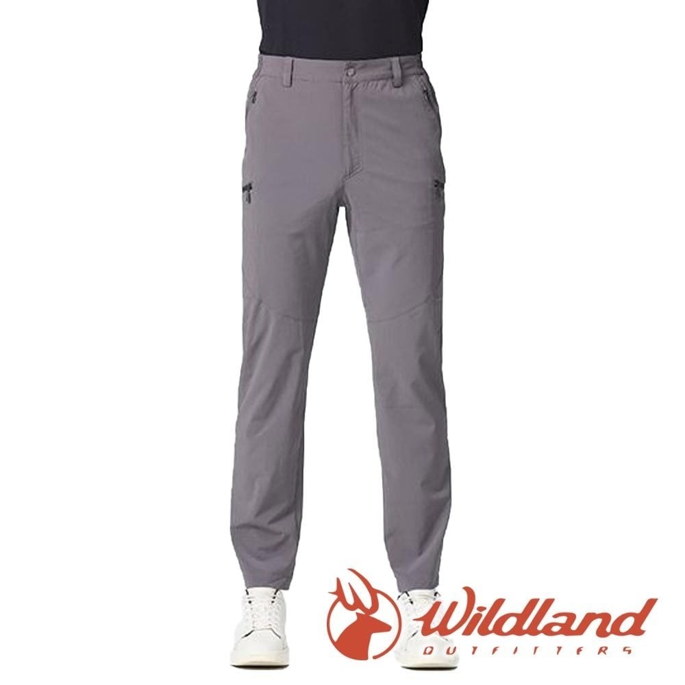 【wildland 荒野】男彈性COOLMAX透氣抗UV機能褲『礦石岩』0B21326