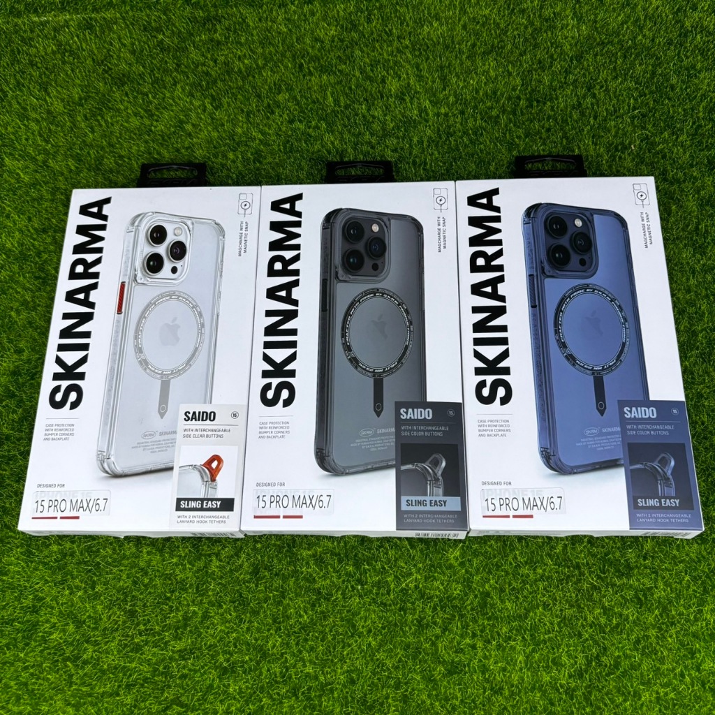 Skinarma Saido 低調風磁吸防摔殼IPhone 15 Pro防摔殼Plus保護殼Max Magsafe手機殼