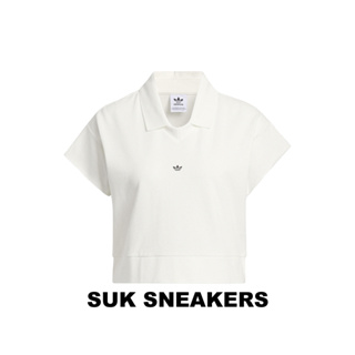 代購♦️2404 Adidas OG Polo Shirt 米白 運動 休閒 短版 短T Polo衫 短袖 IJ5224