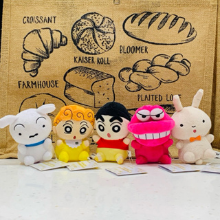 ❤Lika小舖❤日本正版 全新現貨 日本帶回蠟筆小新玩偶布偶娃娃 沙包系列吊飾