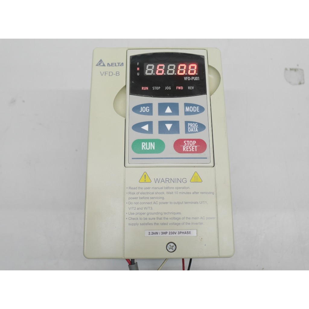 (HLFA-SAM) Delta 台達 VFD022B23B 2.2KW 3HP 變頻器 轉速調整 VFD 特價