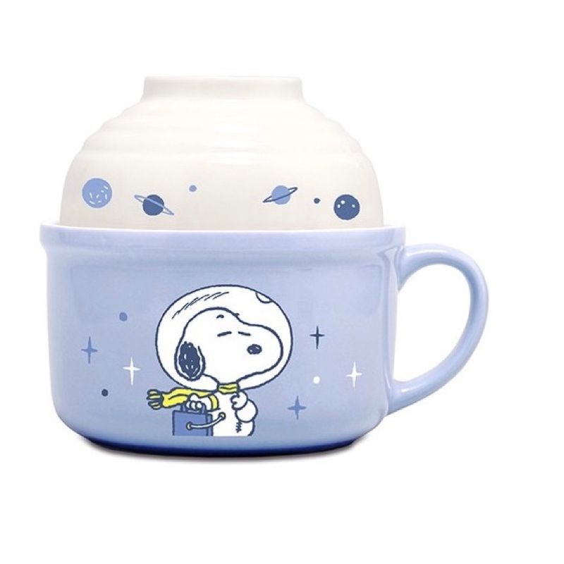 史努比小星球湯碗二件組 泡麵碗 snoopy