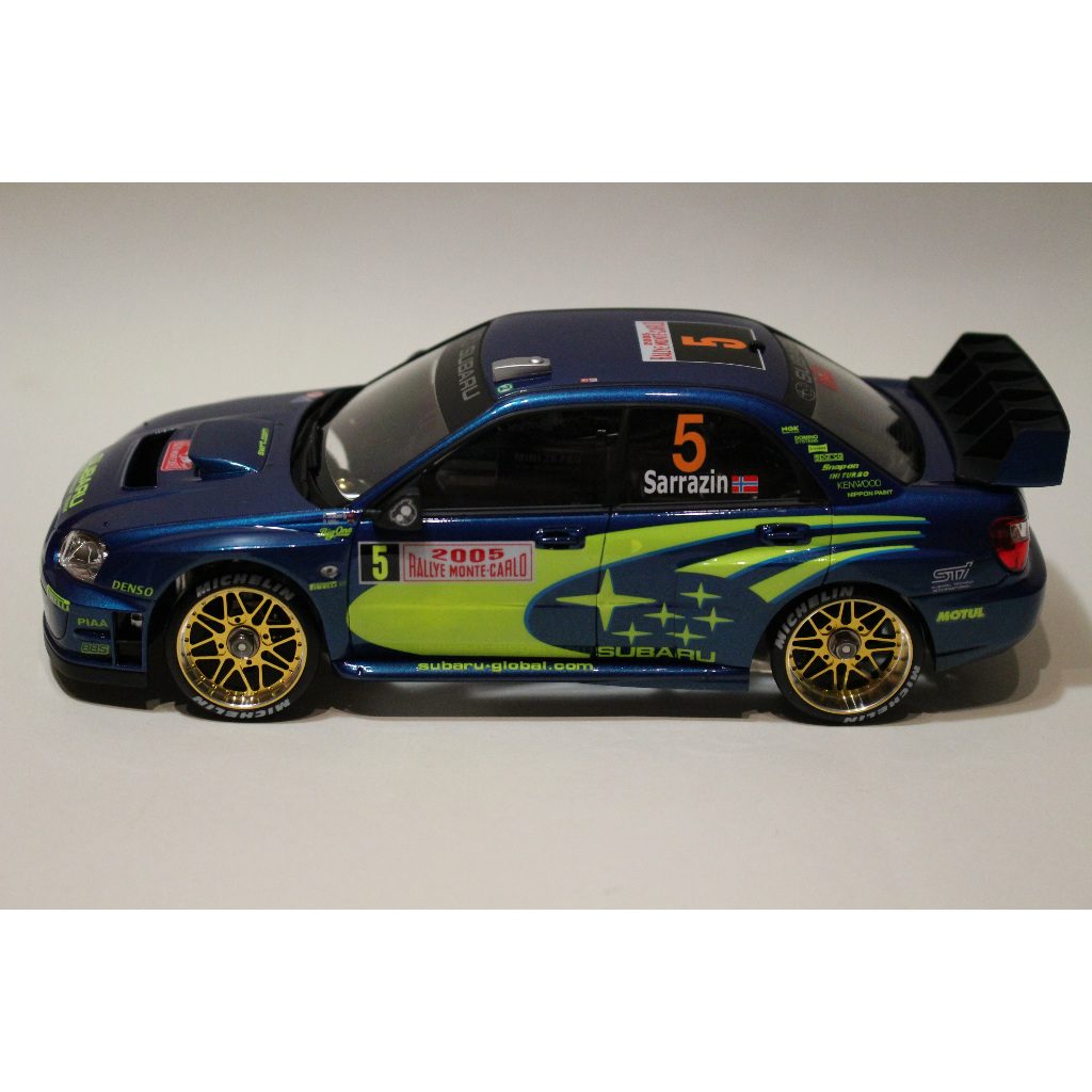 **擊速RC** 蚊車無雙TAMIYA 1/24 Subaru Impreza WRC蒙特卡羅 代工展示
