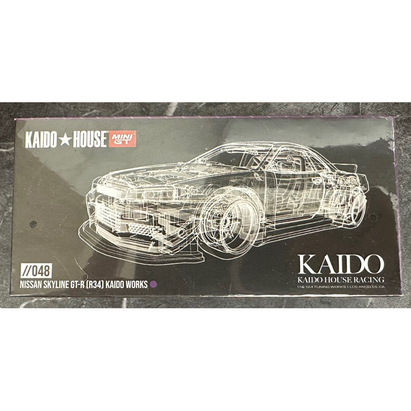 Mini Gt x Kaido Houes No.48 Nissan 日產 GT-R GTR R34 模型車 模型