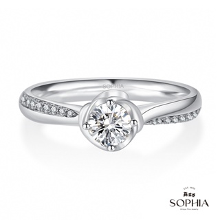 【SOPHIA 蘇菲亞珠寶】約定30分 F/VS2 18K金 鑽石戒指