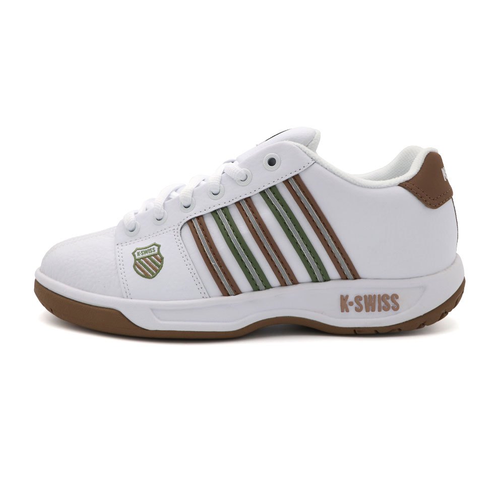 K-swiss Eadall 白咖 皮革 休閒 運動鞋 老爹鞋 男款 B5137【新竹皇家01353-172】