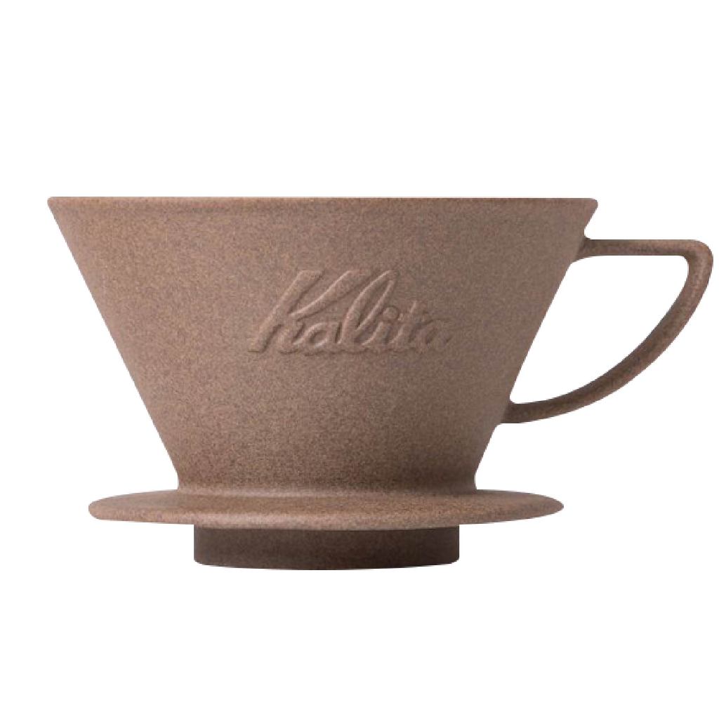 【日本Kalita】185 wave 系列 砂岩陶土波佐見燒濾杯 2-4杯份 適用185蛋糕濾紙