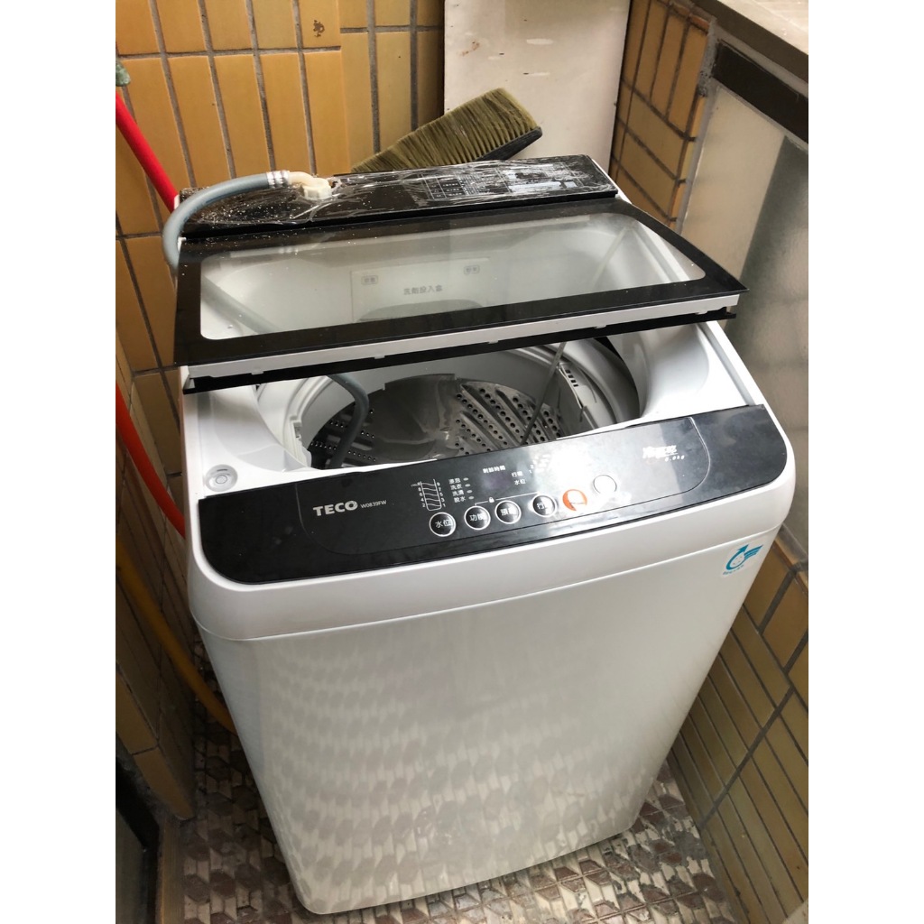 TECO東元8KG 定頻直立式洗衣機W0839FW 經典灰 用三次(限自取面交)