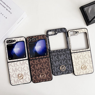 潮牌MK 防摔殼SAMSUNG Galaxy Z Flip5/4/3 5G手機殼 三星Flip6/4/3潮牌 折疊保護殼