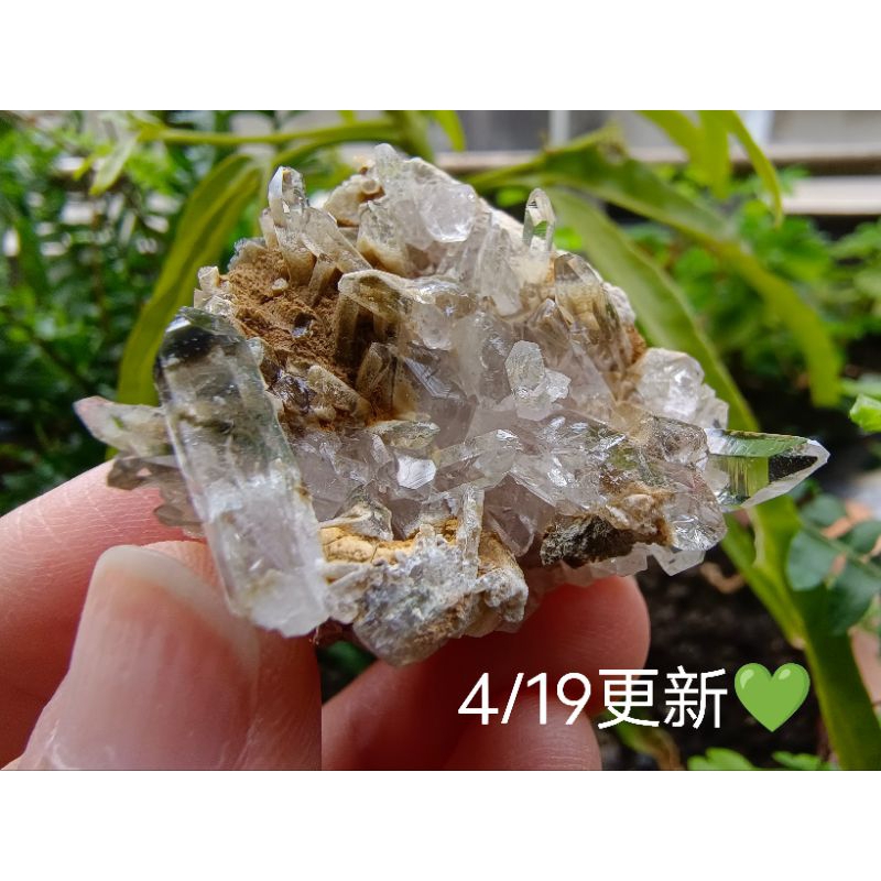 白水晶簇 菊花晶 綠幽靈晶簇 水晶簇🌿 -A