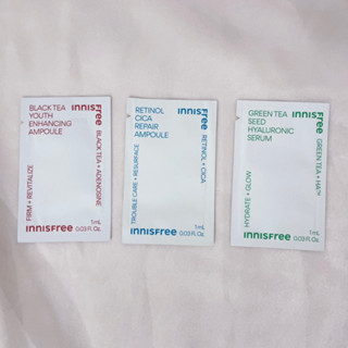 【全新】innisfree｜1%A醇PDRN水光安瓶｜紅茶極效修護安瓶｜A醇淨膚超修護安瓶｜綠茶籽玻尿酸保濕精華｜試用包