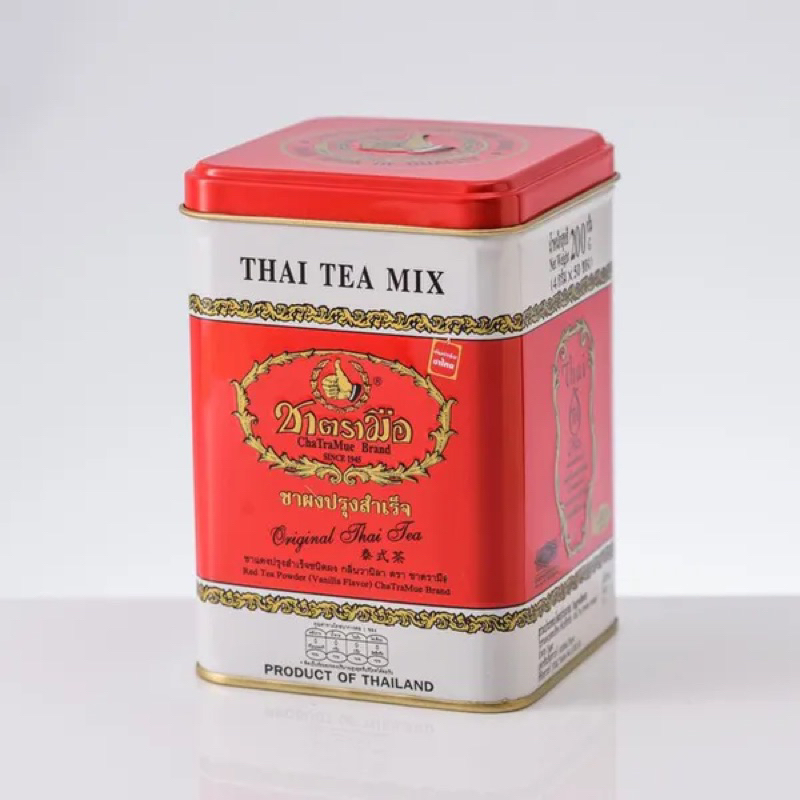 泰國 手標泰式茶 鐵罐200g 必買伴手禮