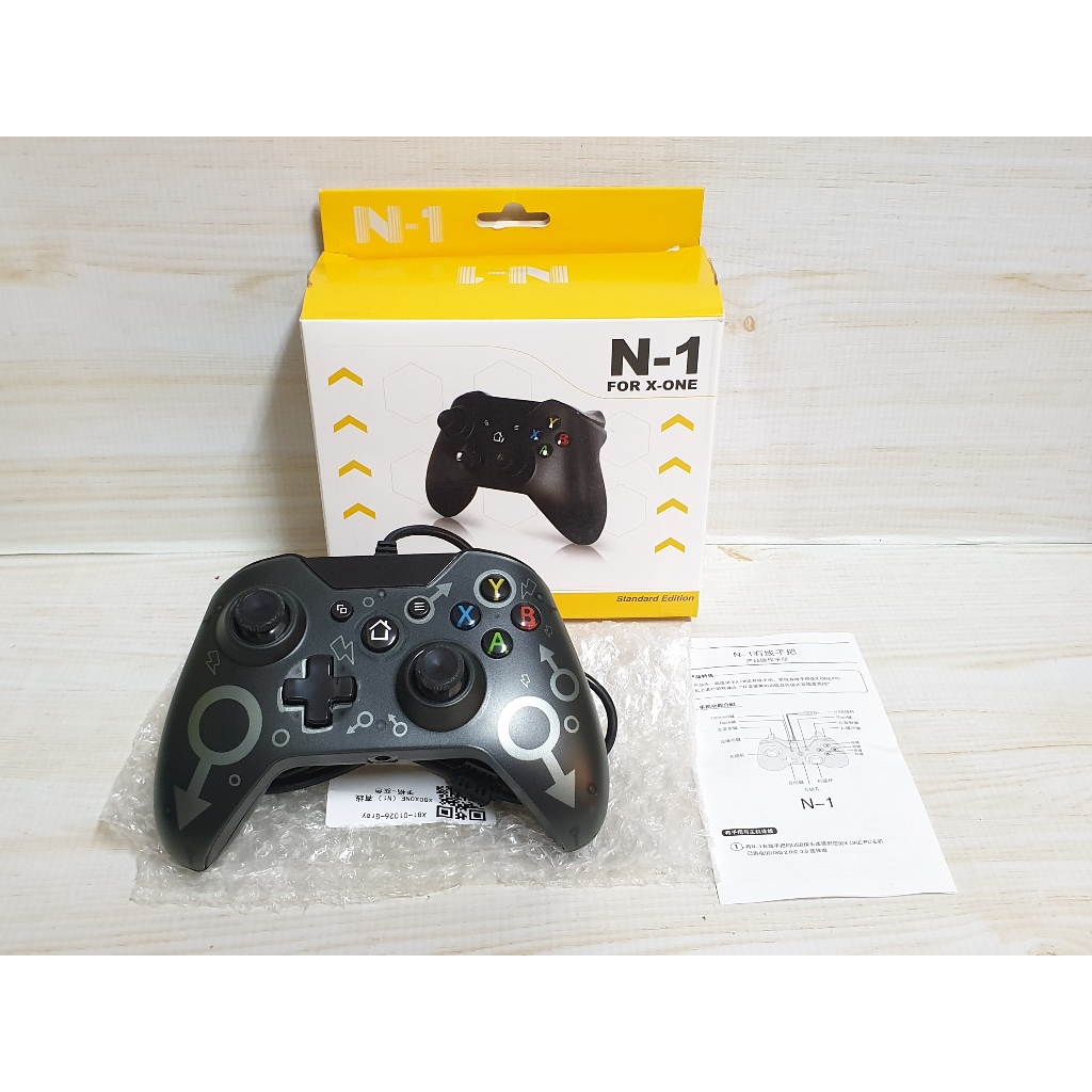 {哈帝電玩}~XBOX ONE/PC N-1 有線手把 搖桿 XBOX ONE/PC適用 全新沒用過僅測試 功能正常良好