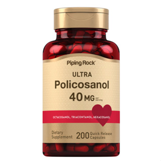 【Piping Rock】免運 甘蔗原素 Policosanol 40 mg 200 顆