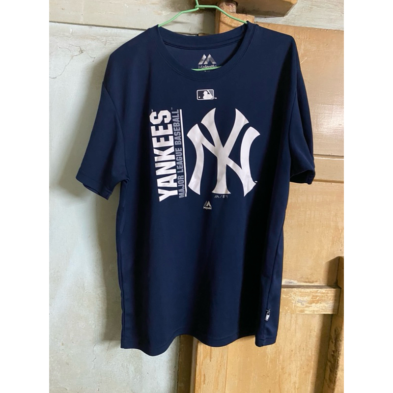 Majestic MLB美國職棒大聯盟 紐約洋基隊大圖短袖T恤上衣