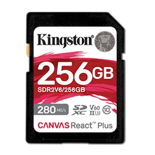 金士頓 SDR2V6/256GB V60 C10 SD記憶卡 適用專業相機 攝影機