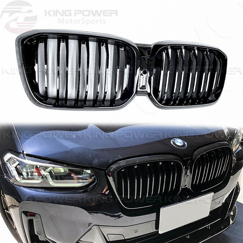 KP擎利國際 BMW 小改款 G01 G02 LCI 單槓雙槓 亮黑/霧黑 水箱罩 X3 X4 20i 30i 實體店面