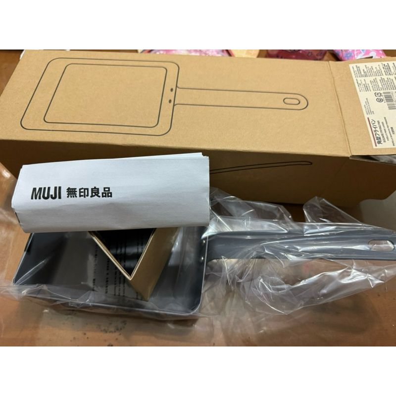 全新日本製MUJI 無印良品方形煎鍋、玉子燒鍋