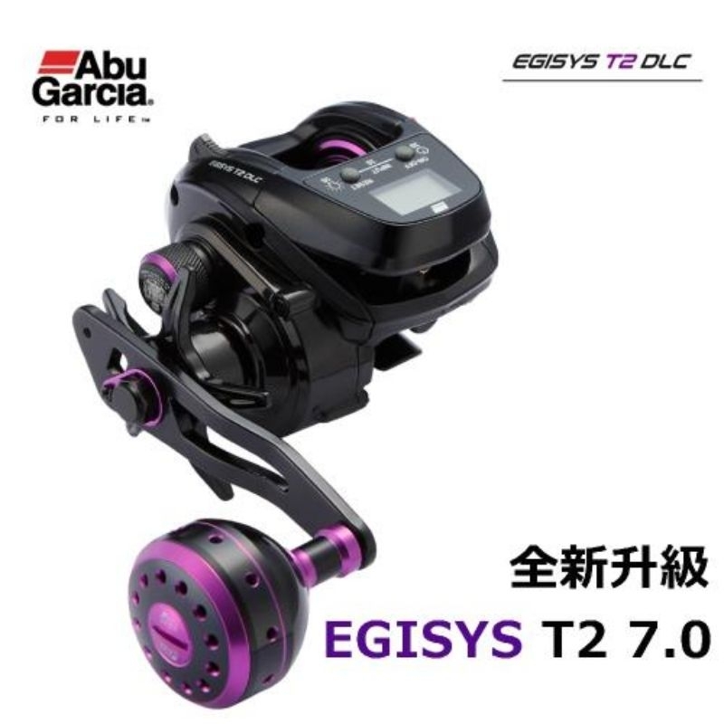 Abu Garcia 21 EGISYS DLC T2液晶顯示計米 鼓式捲線器 船釣鼓式 烏龜