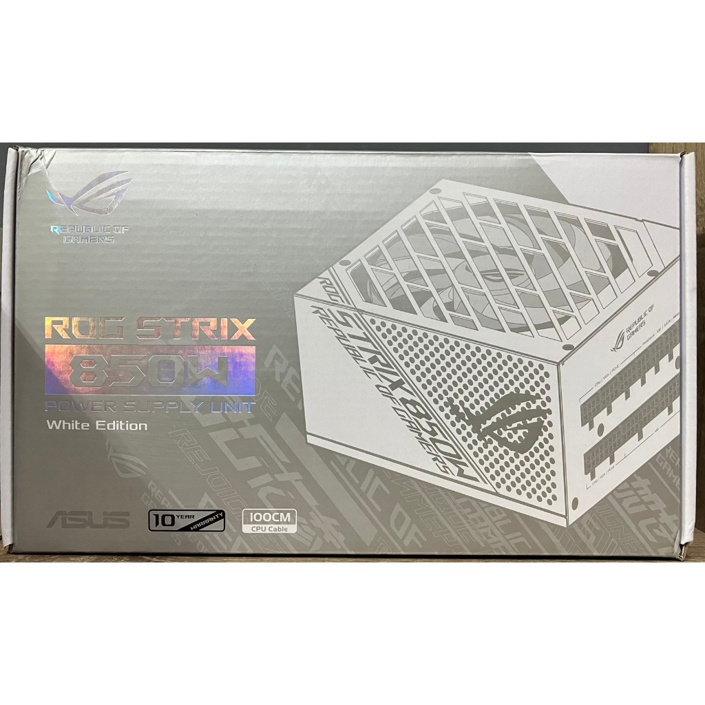 【ASUS 華碩】ROG STRIX 850W White 白色限量版 電源供應器 十年保 全新 $4500