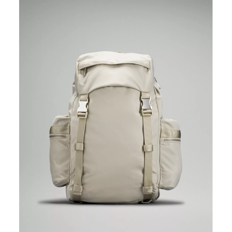 【lululemon】Wunderlust backpack 25L 顏色：Raw Linen 後背包雙肩包 25公升
