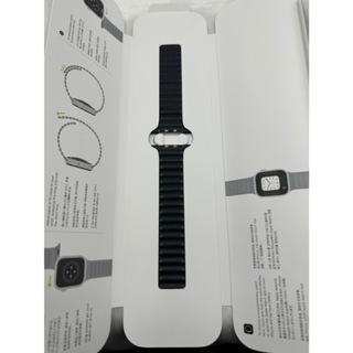 Apple Watch 原廠午夜藍皮革皮革錶帶 S/M 45mm二手