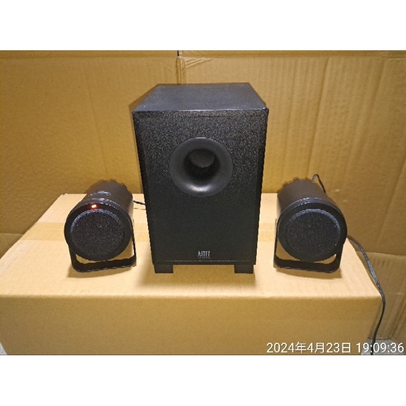 ALTEC 多媒體喇叭 BXR1221 / 2.1聲道+低音喇叭 多媒體喇叭 9成新 功能正常