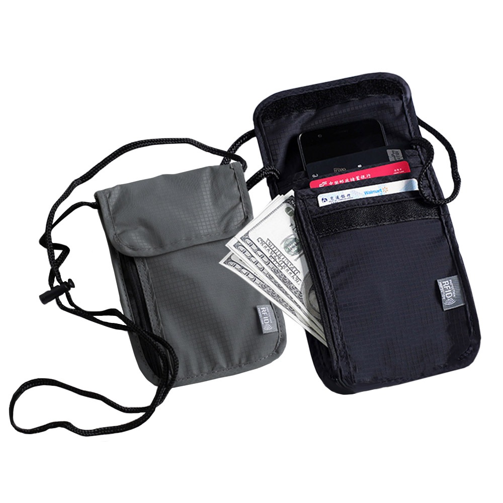 【COMET】RFID防盜隨身護照包(防掃描卡片側錄 旅行護照包 旅遊收納包 多功能證件包 出國證件夾/HD-016)