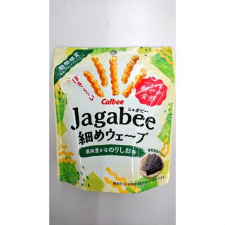 4/25新品現貨~calbee商品 ~ Jagabee 細波浪薯條 鮮美的海苔鹽風味