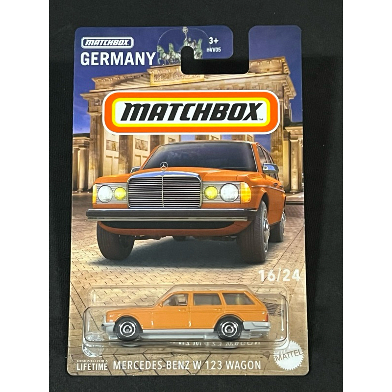 火柴盒 mactchbox 小汽車 歐洲汽車系列 賓士 mercedes benz w123 旅行車 wagon 普卡