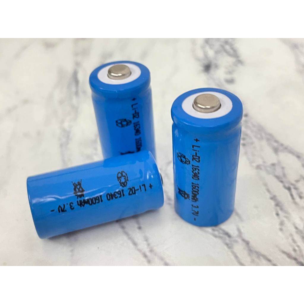 ［突鷹］CR123 3.7V 鋰電池 16340 1600mah 標示 強光手電筒電池