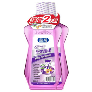 刷樂專業護理漱口水買一送一（500ml+500ml)全效