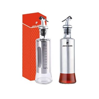 pierre cardin皮爾卡登 一鍵式防漏玻璃調味瓶300ml PCJR-602