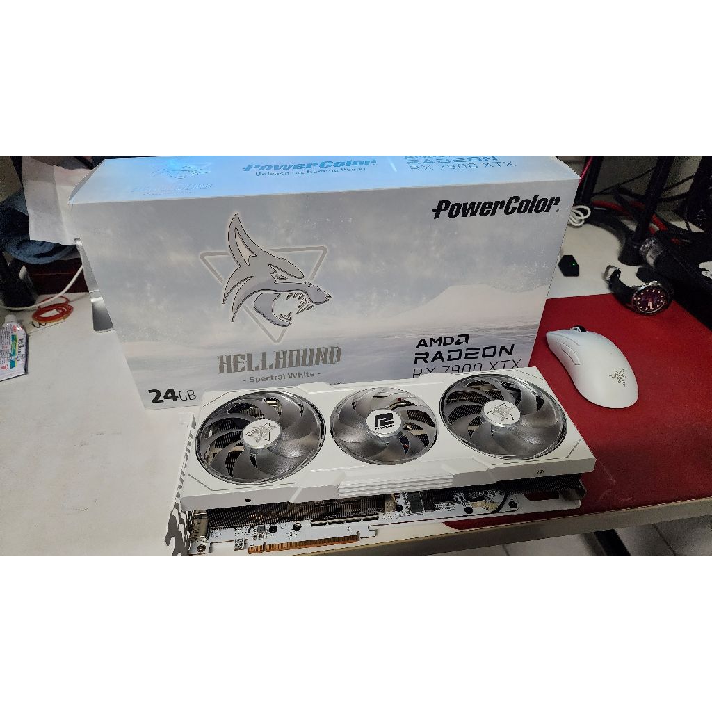 [個人販賣] 撼訊 PowerColor RX 7900XTX Hellhound White 24G OC
