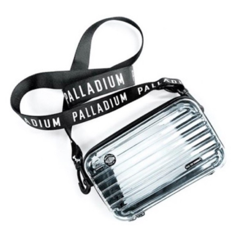 全新 Palladium帕拉登 時尚透明隨身硬殼包 （過夜包)