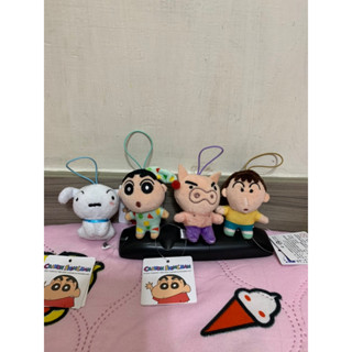 蠟筆小新彈力繩吊飾娃娃 小新吊飾娃娃 小白吊飾娃娃 左衛門吊飾娃娃 妮妮兔 絨毛掛飾 阿呆吊飾 小新吊飾