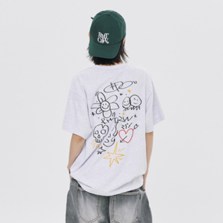 [1004Kor] 免運🚚 韓國代購 Romantic crown 24SS SCRIBBLE TEE SHIRT