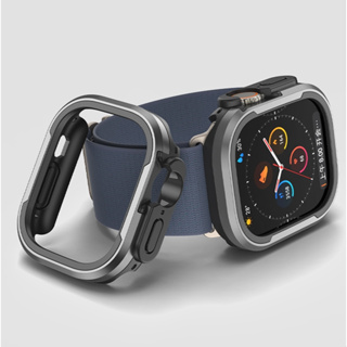 鋁合金錶殼 蘋果手錶 鎧甲防摔保護殼 適用蘋果 Apple Watch Ultra 2 S9 7 8 45mm 49mm